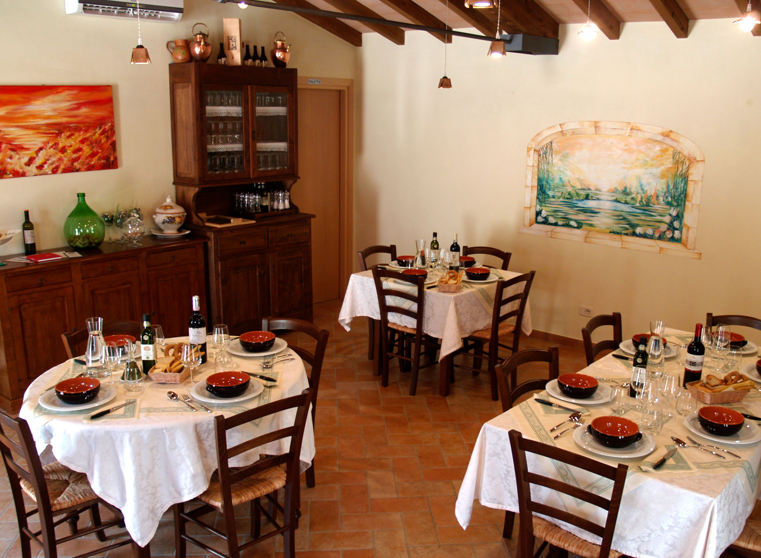 Ristorante Scansano Callistemo Agriturismo Vicino Saturnia con Ristorante